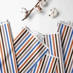 Bacati - Mod Sports Blue Crib Or Toddler Bed Skirt