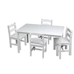 5pc Kids' Rectangle Table And Chair Set - Gift Mark 15 5pc Kids' Rectangle Table And Chair Set - Gift Mark -Baby Household Products GUEST 01f83242 16b7 45f7 af44 81f1b56bb030