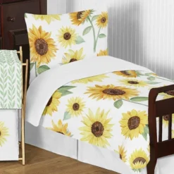 5pc Sweet Jojo Designs Sunflower Toddler Bedding Set - Sweet Dojo Design 9 5pc Sweet Jojo Designs Sunflower Toddler Bedding Set - Sweet Dojo Design -Baby Household Products GUEST 0201e0a2 f418 4527 988d 5158793453b4