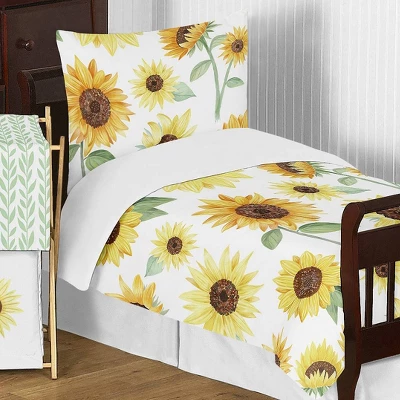 5pc Sweet Jojo Designs Sunflower Toddler Bedding Set - Sweet Dojo Design 6 5pc Sweet Jojo Designs Sunflower Toddler Bedding Set - Sweet Dojo Design - Image 4