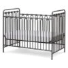 L.A. Baby Napa 3-in-1 Convertible Full Sized Metal Crib - Pebble Gray -Baby Household Products GUEST 07e548a8 f04d 481a a13e f59b5a6087e9