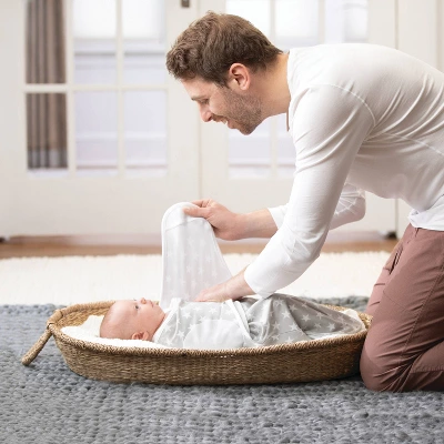 Aden + Anais Essentials Easy Swaddle Wrap - 0-3 Months - 5pk 10 Aden + Anais Essentials Easy Swaddle Wrap - 0-3 Months - 5pk - Image 8