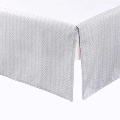 The Peanutshell Woodland Walk Animal Baby Crib Bedding Set - Gray - 3pc 5 The Peanutshell Woodland Walk Animal Baby Crib Bedding Set - Gray - 3pc - Image 3