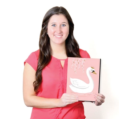 Big Dot Of Happiness Swan Soiree - White Swan Nursery Wall Art And Kids Room Decorations - Gift Ideas - 7.5 X 10 Inches - Set Of 3 Prints 6 Big Dot Of Happiness Swan Soiree - White Swan Nursery Wall Art And Kids Room Decorations - Gift Ideas - 7.5 X 10 Inches - Set Of 3 Prints - Image 4