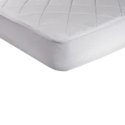 Sealy Naturals Cotton Fitted Crib & Toddler Mattress Pad