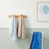 Muslin Swaddle Blanket Dinos Cool 3pk - Cloud Island™ Green/Blue