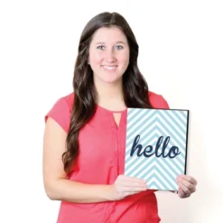 Big Dot Of Happiness Hello Little One - Blue And Silver - Baby Boy Nursery Wall Art & Kids Room Decor - Gift Ideas - 7.5 X 10 Inches - Set Of 3 Prints 10 Big Dot Of Happiness Hello Little One - Blue And Silver - Baby Boy Nursery Wall Art & Kids Room Decor - Gift Ideas - 7.5 X 10 Inches - Set Of 3 Prints -Baby Household Products GUEST 0fea6d16 c13d 40c6 ba3e 312d864d2cc9