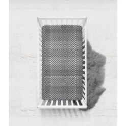 Bacati - Gray Pin Dots 100 Percent Cotton Universal Baby US Standard Crib Or Toddler Bed Fitted Sheet 10 Bacati - Gray Pin Dots 100 Percent Cotton Universal Baby US Standard Crib Or Toddler Bed Fitted Sheet -Baby Household Products GUEST 105e1e8f a147 4b44 9b09 0abe62fa3765