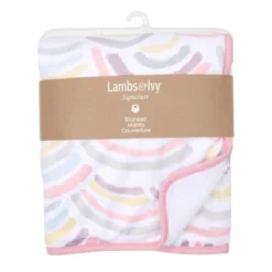 Lambs & Ivy Signature Rainbow Minky/Faux Shearling Soft Fleece Baby Blanket 9 Lambs & Ivy Signature Rainbow Minky/Faux Shearling Soft Fleece Baby Blanket -Baby Household Products GUEST 127398bd 99e7 47c3 8a7f 14b30eaaaa06