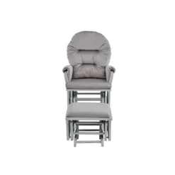 Suite Bebe Madison Glider And Ottoman - Gray Wood And Light Cloud Gray Fabric -Baby Household Products GUEST 1520665d f55c 4805 afc7 a246199d9133