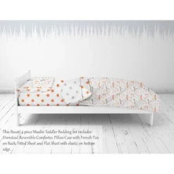 Bacati - Basketball Orange/Gray Muslin 4 Pc Toddler Bedding Set 11 Bacati - Basketball Orange/Gray Muslin 4 Pc Toddler Bedding Set -Baby Household Products GUEST 16d6b296 9b23 43cf b4e8 5b6adcf93ac4
