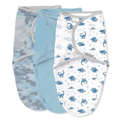 SwaddleMe By Ingenuity Original Swaddle Wrap - Dino Mite - S/M - 0-3 Months - 3pk 8 SwaddleMe By Ingenuity Original Swaddle Wrap - Dino Mite - S/M - 0-3 Months - 3pk - Image 6