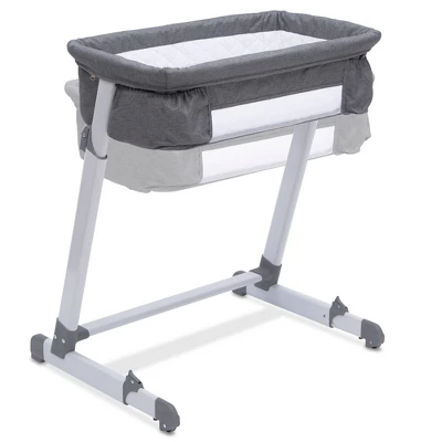 Simmons Kids' By The Bed City Sleeper Bassinet - Gray Tweed 6 Simmons Kids' By The Bed City Sleeper Bassinet - Gray Tweed - Image 4