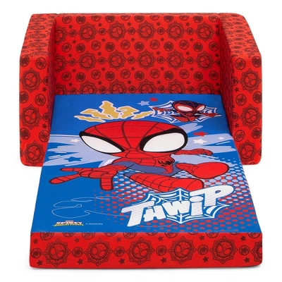 Delta Children Marvel Spidey And His Amazing Friends Kids' 2-in-1 Convertible Cozee Flip-Out Chair 10 Delta Children Marvel Spidey And His Amazing Friends Kids' 2-in-1 Convertible Cozee Flip-Out Chair - Image 8