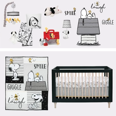 Lambs & Ivy Classic Snoopy Fitted Crib Sheet 5 Lambs & Ivy Classic Snoopy Fitted Crib Sheet - Image 3