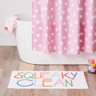 Squeaky Clean Kids' Bath Rug - Pillowfort™ 3 Squeaky Clean Kids' Bath Rug - Pillowfort™