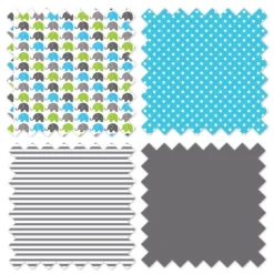 Bacati - Elephants Aqua/Lime/Gray 4 Pc Crib Bedding Set With Diaper Caddy 17 Bacati - Elephants Aqua/Lime/Gray 4 Pc Crib Bedding Set With Diaper Caddy -Baby Household Products GUEST 2ccc38d1 6592 48ce b8cf 156d4d950fe2 1