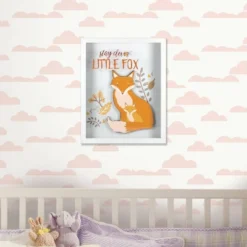 RoomMates Framed Wall Poster Prints Stay Clever Little Fox