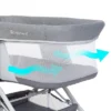 Baby Trend Quick-Fold 2-in-1 Rocking Portable Bassinet - Shadow Stone Gray 1 Baby Trend Quick-Fold 2-in-1 Rocking Portable Bassinet - Shadow Stone Gray -Baby Household Products GUEST 328d1282 315d 40aa 93cc b4fc7f56915f