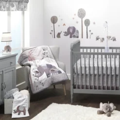 Bedtime Originals Elephant Love Gray 3-Piece Nursery Baby Crib Bedding Set 15 Bedtime Originals Elephant Love Gray 3-Piece Nursery Baby Crib Bedding Set -Baby Household Products GUEST 32e11112 ae27 4af5 be37 4b7da2baee9b