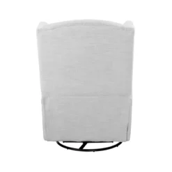 SECOND STORY HOME Hemingway Swivel Recliner Chair - Gray