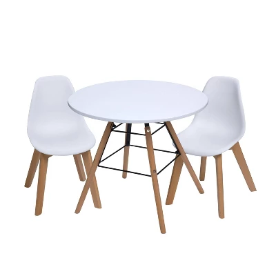 3pc Modern Kids' Round Table And Chair Set - Gift Mark 6 3pc Modern Kids' Round Table And Chair Set - Gift Mark - Image 4