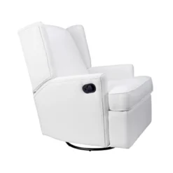 SECOND STORY HOME Hemingway Swivel Recliner Chair - White -Baby Household Products GUEST 398a6f6f 4d94 40db 9488 63c80aeb994c