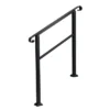JOMEED UP040 1, 2, Or 3 Step Wrought Iron Transitional Entrance Handrail With Hardware For Outdoor Spaces, Walkways, Patios, And More, Black 2 JOMEED UP040 1, 2, Or 3 Step Wrought Iron Transitional Entrance Handrail With Hardware For Outdoor Spaces, Walkways, Patios, And More, Black -Baby Household Products GUEST 39e45c86 ad39 46d3 bc9f 6d54ed2a7513