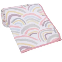 Lambs & Ivy Signature Rainbow Minky/Faux Shearling Soft Fleece Baby Blanket 8 Lambs & Ivy Signature Rainbow Minky/Faux Shearling Soft Fleece Baby Blanket -Baby Household Products GUEST 3c95b03e 3629 4a38 9aa3 f382e0d239d0