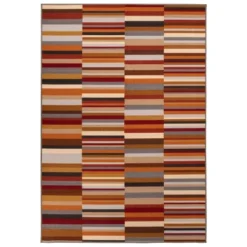 Modern Striped Block Non-Slip Washable Indoor/ Outdoor Area Rug By Blue Nile Mills 17 Modern Striped Block Non-Slip Washable Indoor/ Outdoor Area Rug By Blue Nile Mills -Baby Household Products GUEST 3e451172 5149 498b 91af a276d25ffdba
