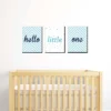 Big Dot Of Happiness Hello Little One - Blue And Silver - Baby Boy Nursery Wall Art & Kids Room Decor - Gift Ideas - 7.5 X 10 Inches - Set Of 3 Prints 2 Big Dot Of Happiness Hello Little One - Blue And Silver - Baby Boy Nursery Wall Art & Kids Room Decor - Gift Ideas - 7.5 X 10 Inches - Set Of 3 Prints -Baby Household Products GUEST 4761b7c6 b7b9 42a9 9dd2 a4a794cf55a7