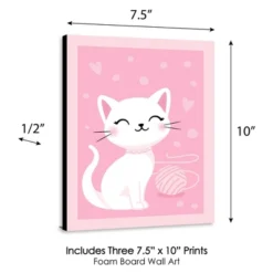 Big Dot Of Happiness Purr-fect Kitty Cat - Kitten Meow Nursery Wall Art And Kids Room Decorations - Gift Ideas - 7.5 X 10 Inches - Set Of 3 Prints 9 Big Dot Of Happiness Purr-fect Kitty Cat - Kitten Meow Nursery Wall Art And Kids Room Decorations - Gift Ideas - 7.5 X 10 Inches - Set Of 3 Prints -Baby Household Products GUEST 47ee866f 4358 4c3e 82c8 6343f7a486da