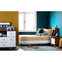 Yodi Changing Table With Drawers - Natural Walnut And Pure White - South Shore 14 Yodi Changing Table With Drawers - Natural Walnut And Pure White - South Shore -Baby Household Products GUEST 49dcc8ab 13ce 422b 8cdf d26efa52ecef