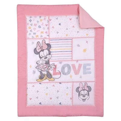 Disney Minnie Mouse Lovely Little Lady Bedding Set - 3pc 3 Disney Minnie Mouse Lovely Little Lady Bedding Set - 3pc