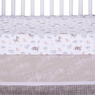 Sammy & Lou Crib Bedding Sets - Cottage Farm - 4pc 5 Sammy & Lou Crib Bedding Sets - Cottage Farm - 4pc - Image 3