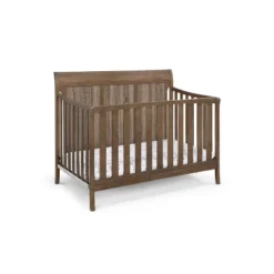 Suite Bebe Shailee 4-in-1 Convertible Crib - Brown/Brown Stone