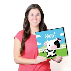 Big Dot Of Happiness Farm Animals - Barnyard Kids Home Decor - 11 X 11 Inches Nursery Wall Art - Set Of 4 Prints For Baby's Room -Baby Household Products GUEST 520ece00 8613 486c b774 30d95ab42b88