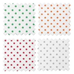 Bacati - Stars Neutral Swaddling Muslin Blankets Of 4 (Green,Orange,Red,Gray) 9 Bacati - Stars Neutral Swaddling Muslin Blankets Of 4 (Green,Orange,Red,Gray) -Baby Household Products GUEST 5388a104 fcbe 4ae7 b32b dfeb9b448e45