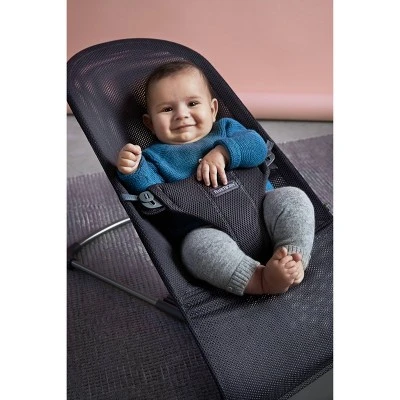 Babybjorn BABYBJÖRN Bouncer Bliss 3D Mesh – Anthracite 4 Babybjorn BABYBJÖRN Bouncer Bliss 3D Mesh – Anthracite - Image 2