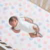 Bedtime Originals Rainbow Hearts White/Peach/Purple Baby Fitted Crib Sheet 1 Bedtime Originals Rainbow Hearts White/Peach/Purple Baby Fitted Crib Sheet -Baby Household Products GUEST 56822562 13a0 427b 84b9 cedceccc4989