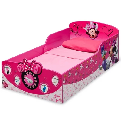Toddler Disney Minnie Mouse Interactive Wood Bed - Delta Children 4 Toddler Disney Minnie Mouse Interactive Wood Bed - Delta Children - Image 2