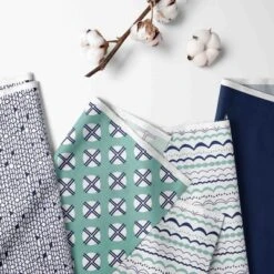 Bacati - Noah Mint Navy 10 Pc Crib Bedding Set With Long Rail Guard Cover 16 Bacati - Noah Mint Navy 10 Pc Crib Bedding Set With Long Rail Guard Cover -Baby Household Products GUEST 5942e270 bd43 47b6 a9e2 b6f0d8faab72 1