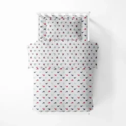 Bacati - Little Sailor Boys Whales/Boats Muslin 4 Pc Toddler Bedding Set -Baby Household Products GUEST 5fc8ad8c d928 4b0b ab6c 03c87cb3aef7