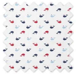 Bacati - Little Sailor Boys Whales/Boats Muslin 4 Pc Toddler Bedding Set -Baby Household Products GUEST 61ed5253 3e20 4399 b2c3 041abe283f76