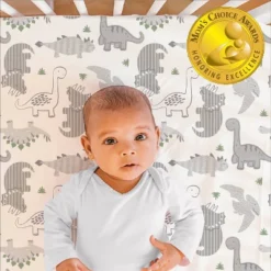 The Peanutshell Fitted Crib Sheets - Green And Gray Dinosaur - 2pk 11 The Peanutshell Fitted Crib Sheets - Green And Gray Dinosaur - 2pk -Baby Household Products GUEST 66840e00 1f44 457f 8f16 0e1e61c20213