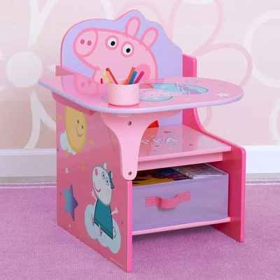 Disney Peppa Pig Chair Desk With Storage Bin - Delta Children 3 Disney Peppa Pig Chair Desk With Storage Bin - Delta Children
