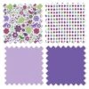 Bacati - Botanical Floral Birds Purple Multicolor 4 Pc Crib Bedding Set With Diaper Caddy -Baby Household Products GUEST 6e88b02b 76f1 4f68 9084 5db0268cf402