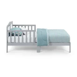 Front Page 16 Olive & Opie Birdie Toddler Bed - Light Gray/White