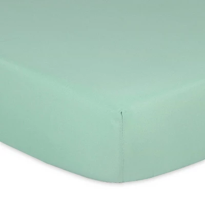 The Peanutshell Fitted Crib Sheets - Green Botanical Leaf - 4pk 6 The Peanutshell Fitted Crib Sheets - Green Botanical Leaf - 4pk - Image 4