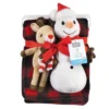 Hudson Baby Unisex Baby Plush Blanket With Toy, Rudolph And Snowman, One Size 1 Hudson Baby Unisex Baby Plush Blanket With Toy, Rudolph And Snowman, One Size -Baby Household Products GUEST 730b88cf 72e0 418c 9b63 04ee04caf0c0
